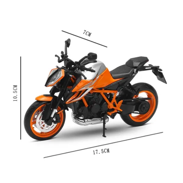 CCA 1/12 KTM 1290 Super Dake R Diecast Motorcycle Model - Image 3