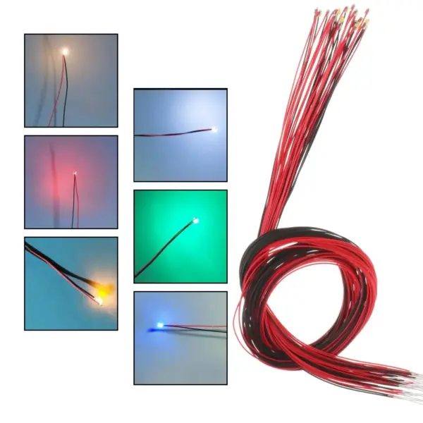 10-Pack Miniature Railway Train LED Street Lights - Image 4