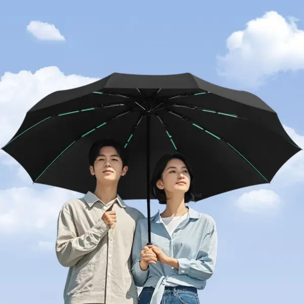Reinforced 3-Fold Wind & Rain Umbrella - Image 3