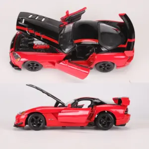 Burago 1:24 Dodge Viper SRT 10 ACR Model Car 9 Sefe7670c92b94801a0c6b59c15a351747