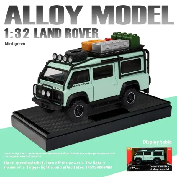 1:32 Land Rover Defender Van Diecast Model - Image 10