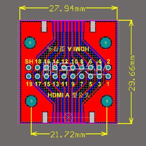 HDMI Test Board Adapter for Electronics Testing - Image 5