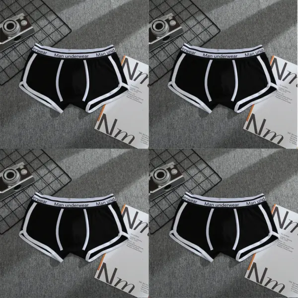 Men's Cotton Boxer Shorts Set, 4-Pack S-XL - Image 8