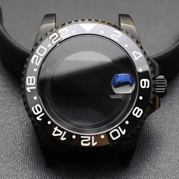 GMT 40.5MM Bidirectional Sapphire Watch Case for NH34 NH35 - Image 13