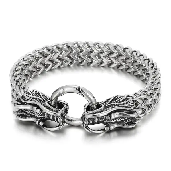 Vintage Nordic Wolf and Thor's Hammer Necklace for Men - Image 19