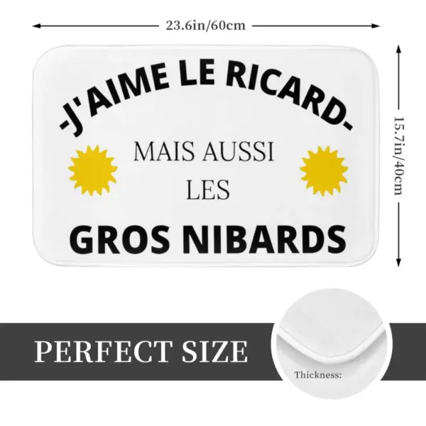 Ricard 2 40x60cm Polyester Floor Mat Set - Image 5