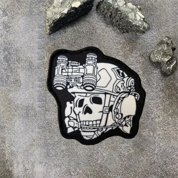 Toten Operator NVG Tactical Morale Patch Skull Armband - Image 5