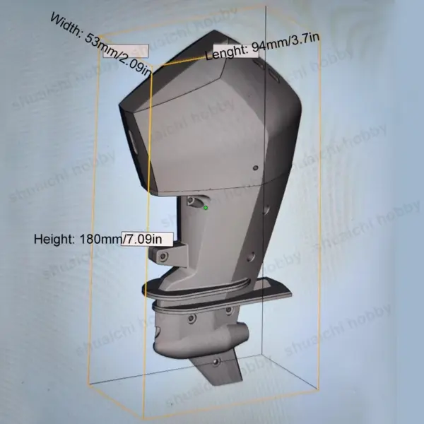 3S Brushless Outboard Motor for RC Boat - Image 5