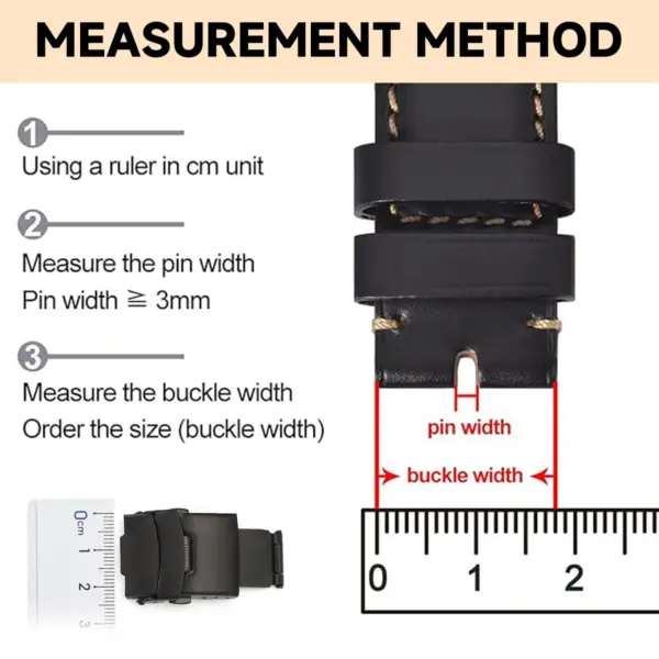 18/20/22mm Stainless Steel Watchband Clasp with Tools - Image 6