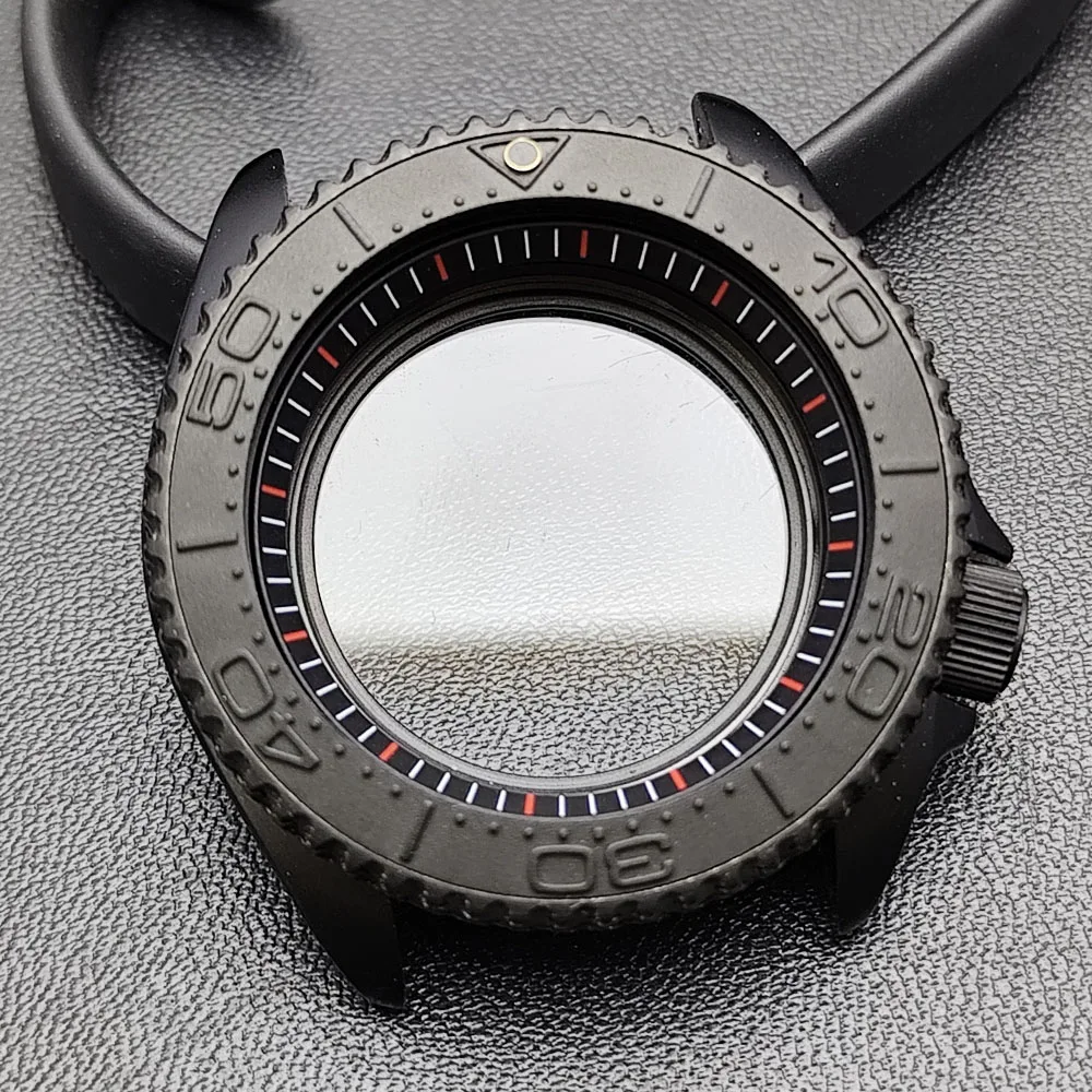42mm Black Matte Watch Case for NH35 Movement 103 42mm Black Matte Watch Case for NH35 Movement - Image 103