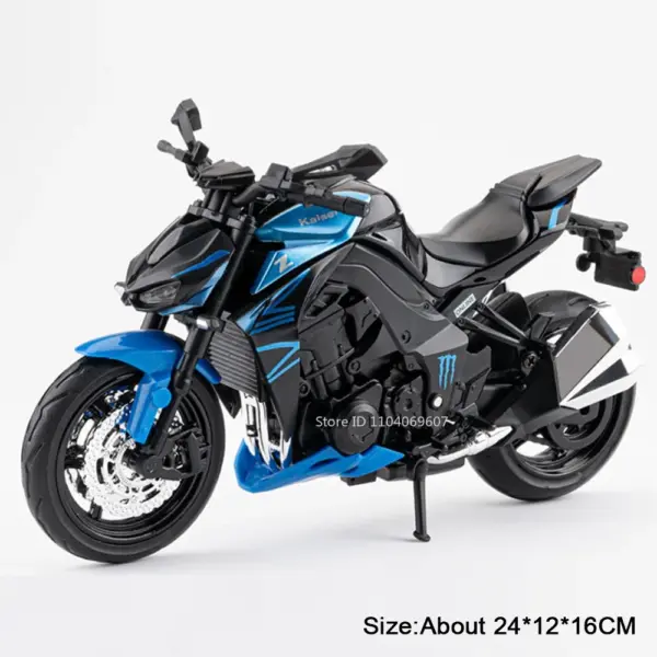 1:12 Scale Nijia Z1000 400 Motorcycle Toy Model Alloy Diecast - Image 11