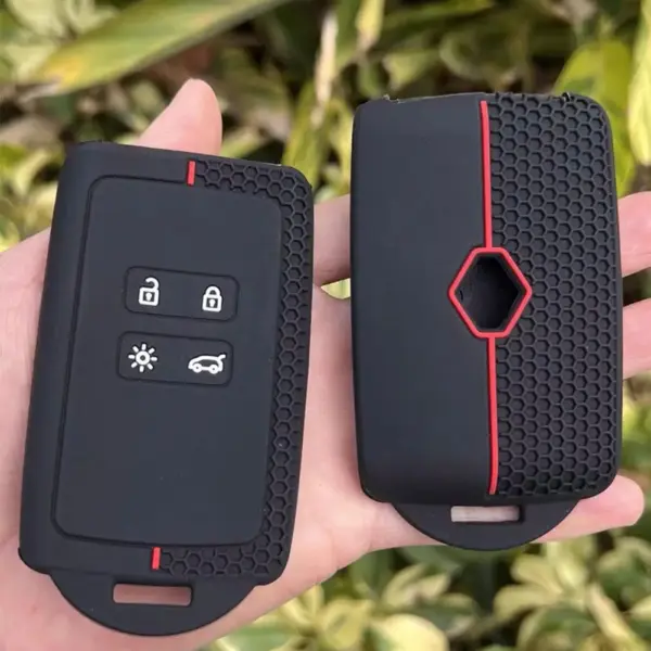 Silicone Car Key Cover for Renault Models - Image 2