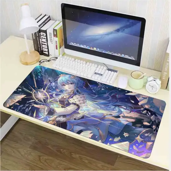 Large Non-slip Anime Mouse Pad for Gaming and Work - Image 2