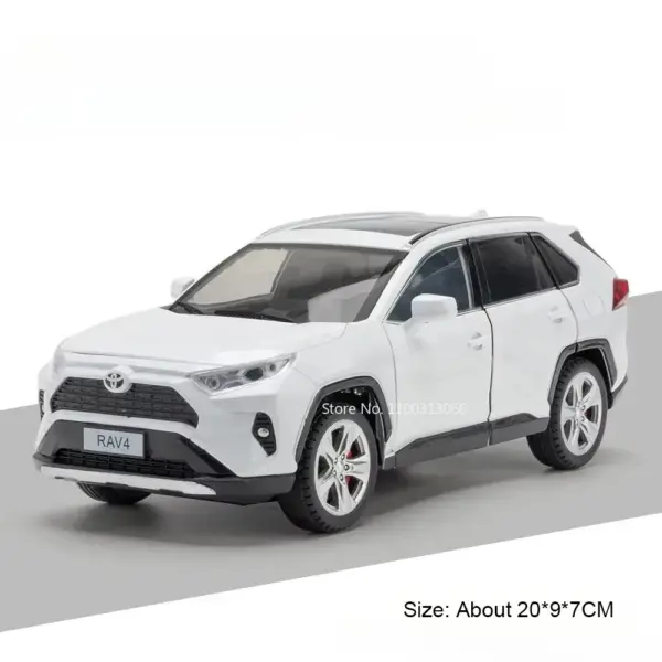 1:24 Camry RAV4 Diecast Model Car with Lighting - Image 11
