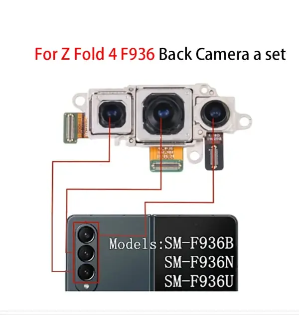 Rear Camera Flex Cable for Samsung Galaxy Z Fold 2 - Image 5
