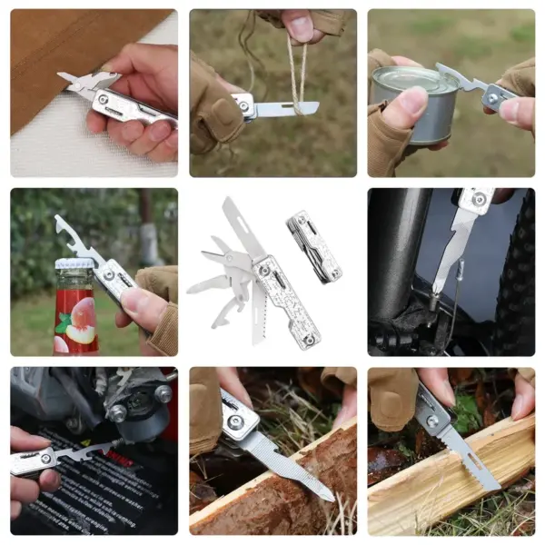 9-in-1 Mini Folding Multi-Tool Pocket Knife - Image 6