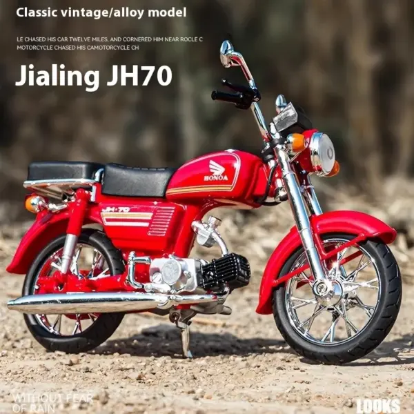 1/12 Honda JiaLing JH-70 Diecast Motorcycle Model - Image 3