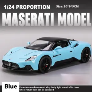 1/22 Maserati MC20 Diecast Model Car with Sound and Light 26 Sf267a3f5215c4508817debd6eab60fc2D