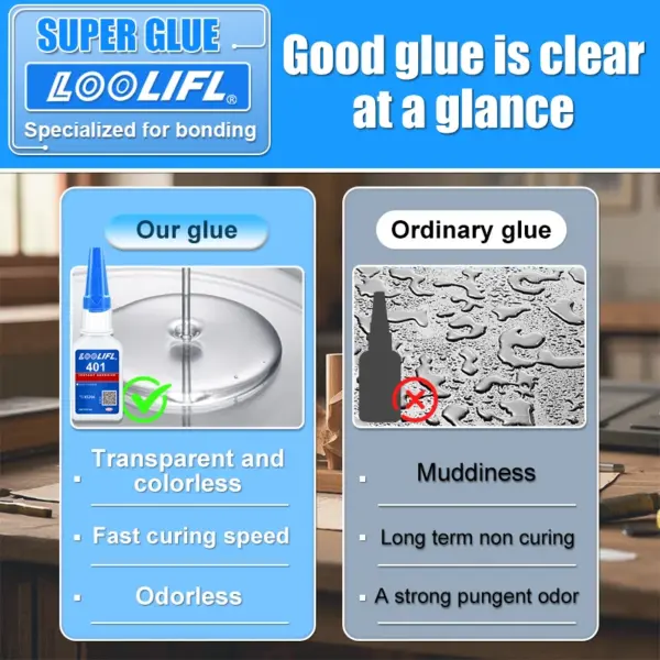LOOLIFL 401 Instant Strong Super Glue 20g - Image 4