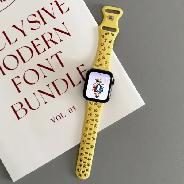 Silicone Watch Strap for Apple Watch Series 9-4 - Image 11