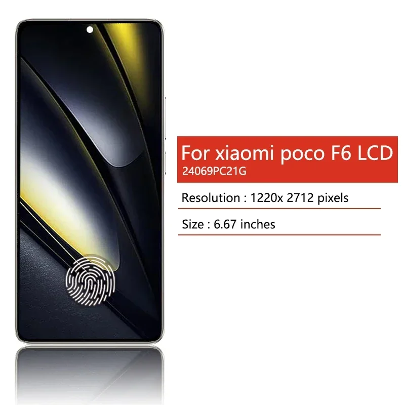 6.67-inch AMOLED LCD for Xiaomi Poco F6 2 6.67-inch AMOLED LCD for Xiaomi Poco F6 - Image 2