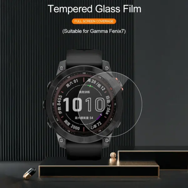 Tempered Glass Screen Protector for Garmin Fenix 7X - Image 5