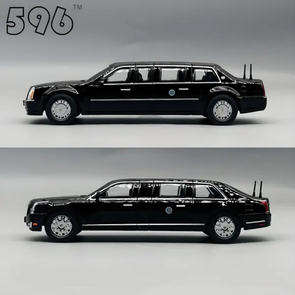 596 1/64 Presidential Limo Alloy Model Car - Image 4
