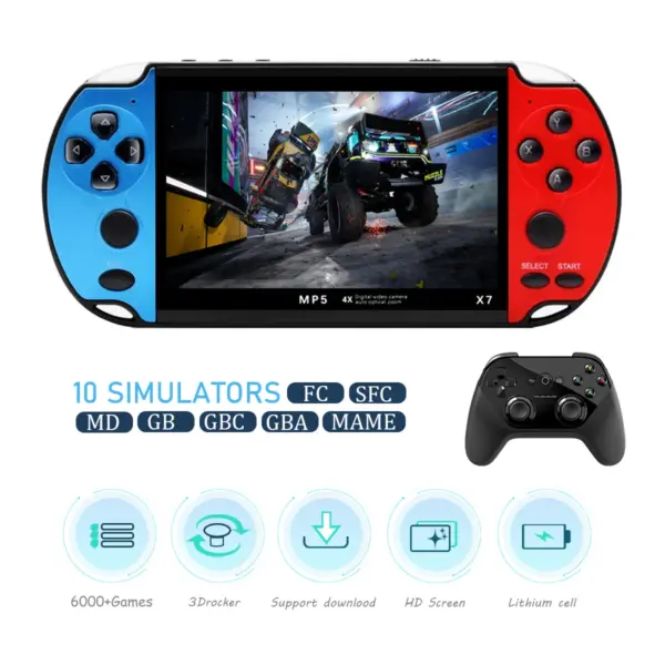 GAMINJA X7 4.3-inch Handheld Gaming Console - Image 2
