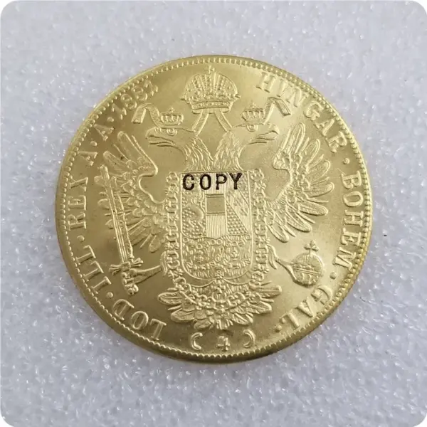 Austria 4 Ducat Gold Replica Coins 1873-1915 - Image 12