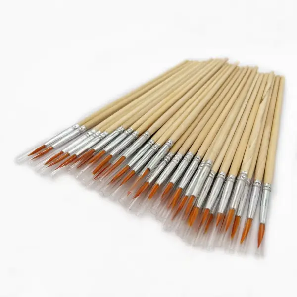 100pcs Nylon Painting Brush Set for Art Enthusiasts - Image 10