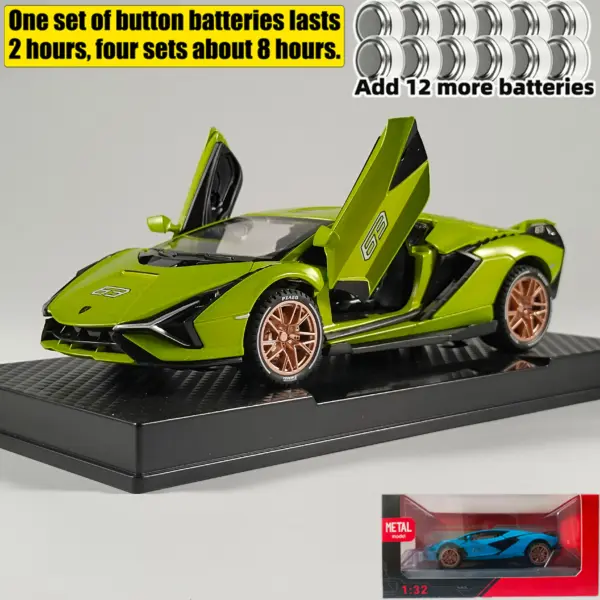 1:32 Sian FKP 37 Supercar Diecast Model - Image 10