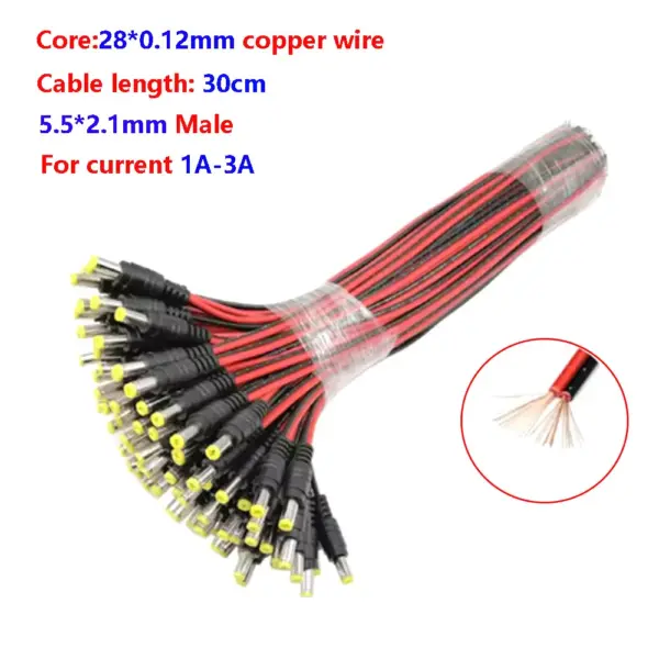 5521 5525 DC Power Cable for CCTV Cameras - Image 16