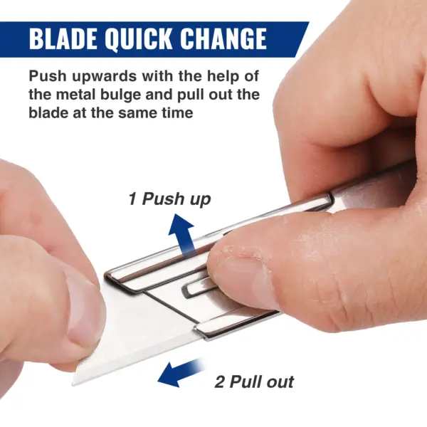 3PC Folding Utility Knife Set for Precise Cutting - Image 4