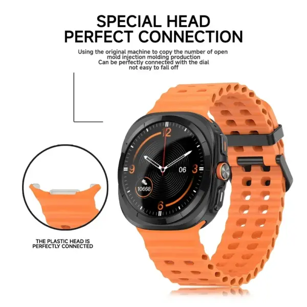 Ocean Silicone Band for Samsung Galaxy Watch 7 Ultra 47mm - Image 3