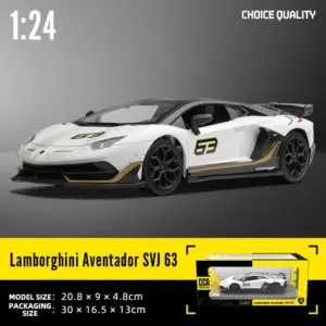 1:24 Lamborghini Aventador SVJ63 Diecast Model 26 Sf446d3917d614bb5a0f2148b7f2be3f1I