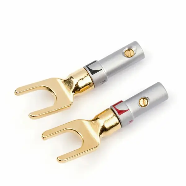 Gold-Plated Y U Shape Banana Plugs Set - Image 2