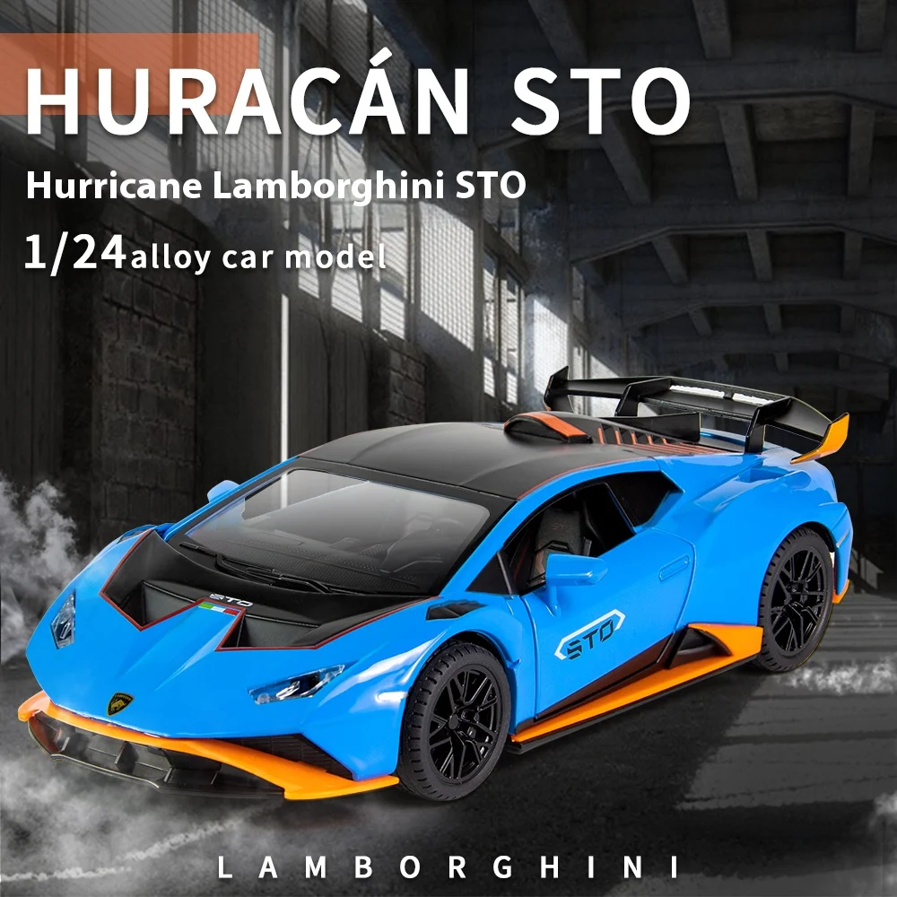 1:24 Lamborghini Huracan STO Diecast Model 3 1:24 Lamborghini Huracan STO Diecast Model - Image 3