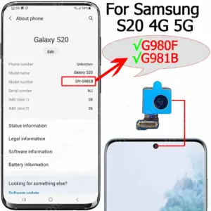 Original Front Camera Module for Samsung Galaxy S20 Series 29 Sf46e928100f747f3aa5078b23afa021al 1