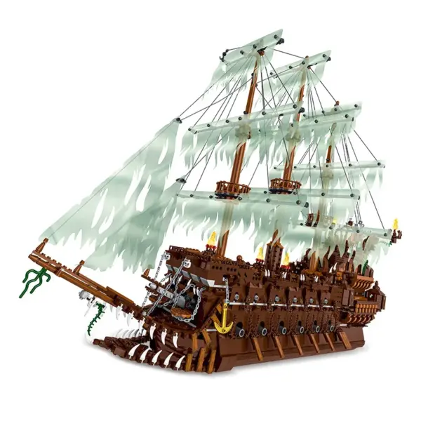 Flying Dutchman Pirate Ship Building Blocks Set - Image 8