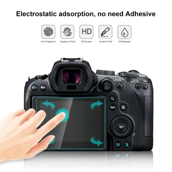 PULUZ Tempered Glass Screen Protector for Canon EOS R6 - Image 6