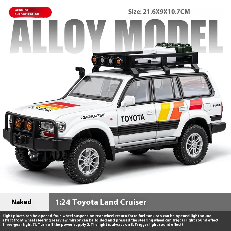 1:24 Toyota Land Cruiser LC80 Diecast Model 12 1:24 Toyota Land Cruiser LC80 Diecast Model - Image 12