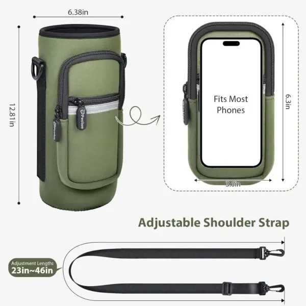 Grayl GeoPress Water Bottle Sleeve with Phone Pocket - Image 4