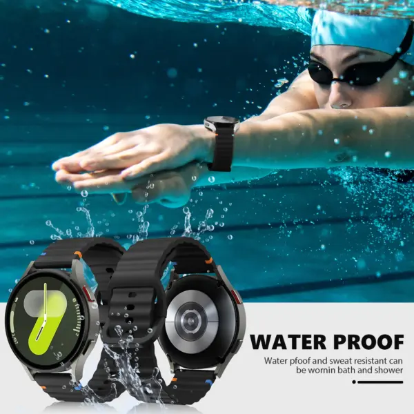Sport Silicone Watch Band for Samsung Galaxy & Huawei Models - Image 5