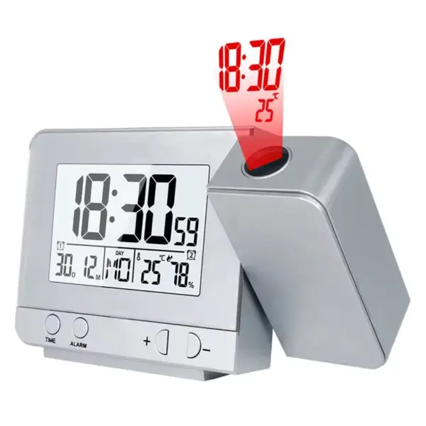 FanJu FJ3531 Digital Alarm Clock with Projection - Image 7