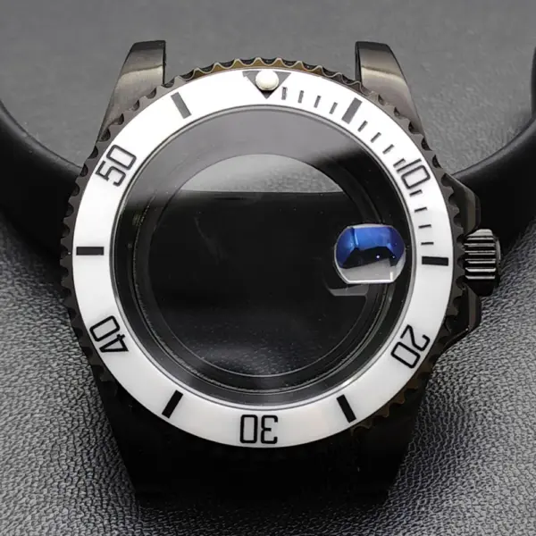 GMT 40.5MM Bidirectional Sapphire Watch Case for NH34 NH35 - Image 76