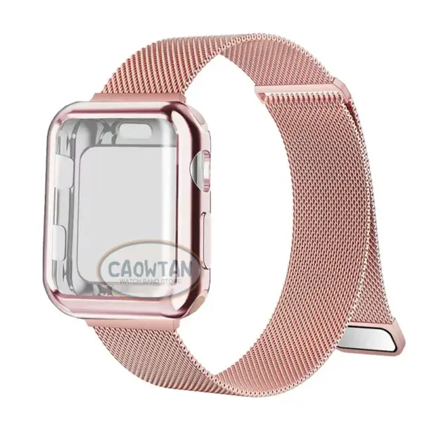 Milanese Loop & Case for Apple Watch Series 10/9/8/7/6/5/4/3/SE - Image 7
