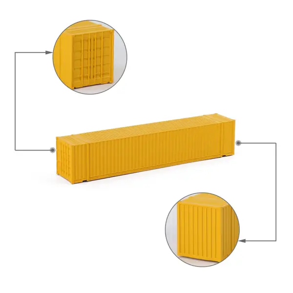 N Scale 48ft Colored Container Set C15019 - Image 5