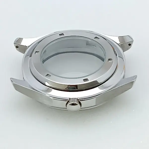42mm NH35 Men’s Stainless Steel Watch Case with Sapphire Glass - Image 3