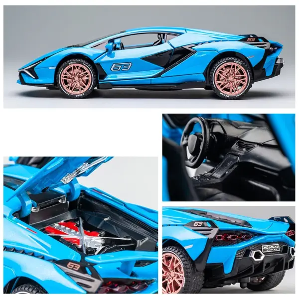 1:32 Sian FKP 37 Supercar Diecast Model - Image 4