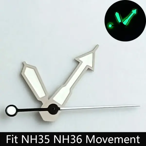 28.5mm Green/Black Dual Calendar Watch Dial for NH36 - Image 22